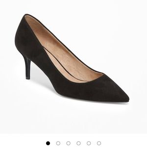 Black H&M short heels
